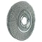 Weiler 10" Medium Face Crimped Wire Wheel .014" Steel Fill 2" Arbor Hole 6160 - alternate 2